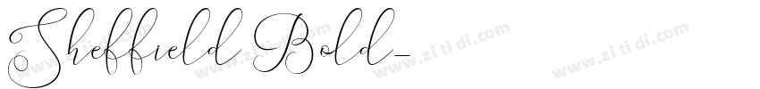 Sheffield Bold字体转换